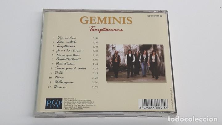 CDs de m&uacute;sica: CD GEMINIS - TEMPTACIONS - Foto 3