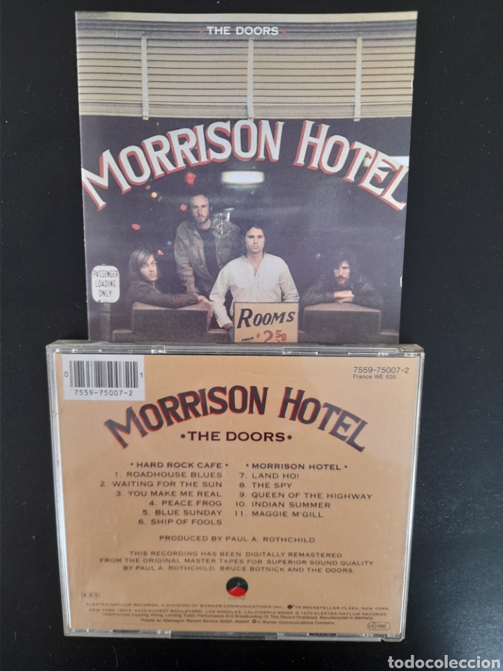 CDs de m&uacute;sica: THE DOORS MORRISON HOTEL - Foto 1