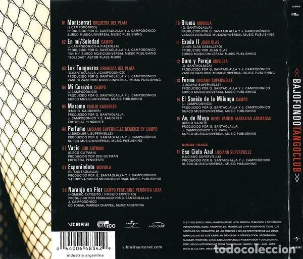 CDs de m&uacute;sica: Bajofondo Tango Club - Foto 2