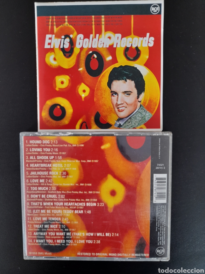 CDs de m&uacute;sica: ELVIS PRESLEY. ELVIS GOLDEN RECORDS - Foto 1