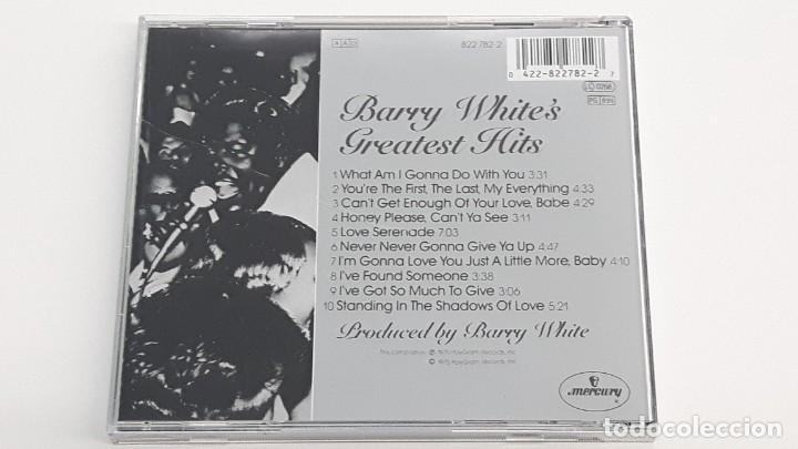 CDs de m&uacute;sica: CD BARRY WHITES - GREATEST HITS - Foto 3