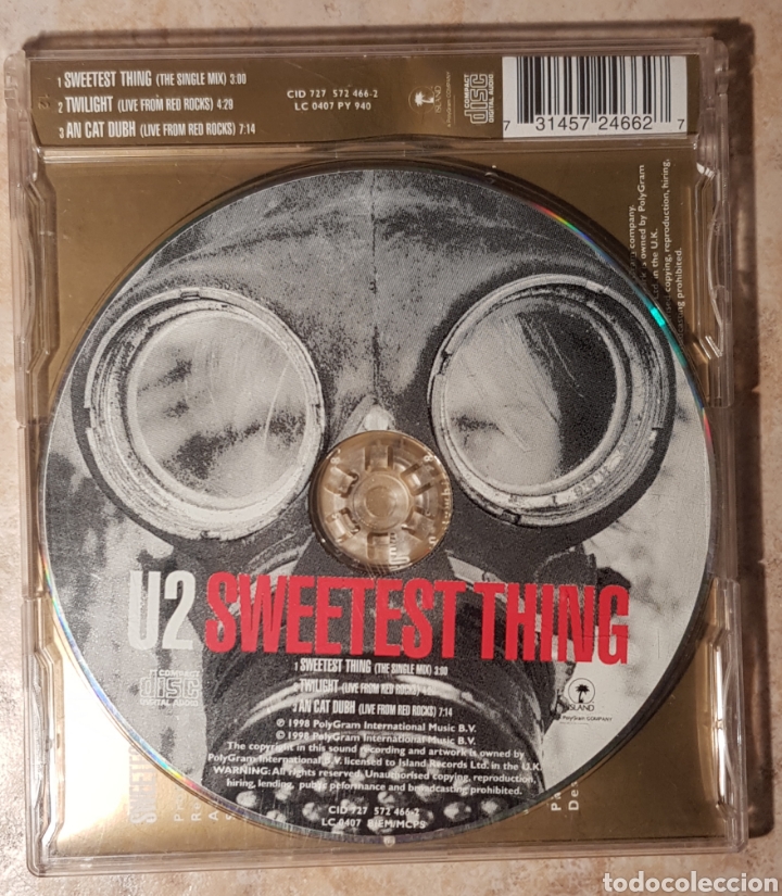 CDs de m&uacute;sica: U2 Sweetest thing cd single - Foto 1