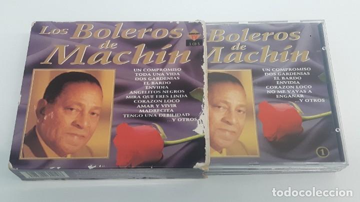 CDs de m&uacute;sica: 3 CD CON FUNDA CARTON - LOS BOLEROS DE MACH&Iacute;N - Foto 2