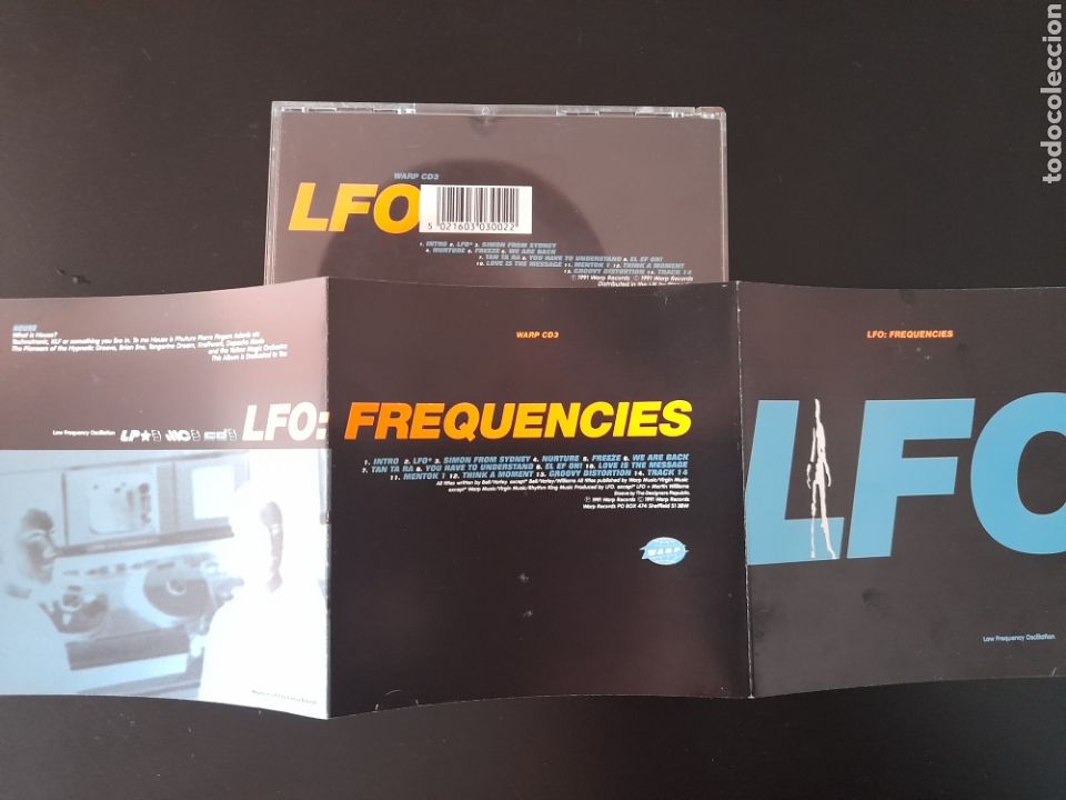 CDs de m&uacute;sica: LFO. FREQUENCIES - WARP - Foto 2