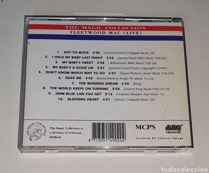CDs de m&uacute;sica: FLEETWOOD MAC / CD / THE MAGIC COLLECTION (LIVE) - Foto 3