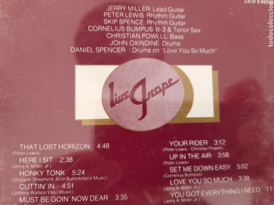 CDs de m&uacute;sica: MOBY GRAPE. LIVE GRAPE - Foto 3