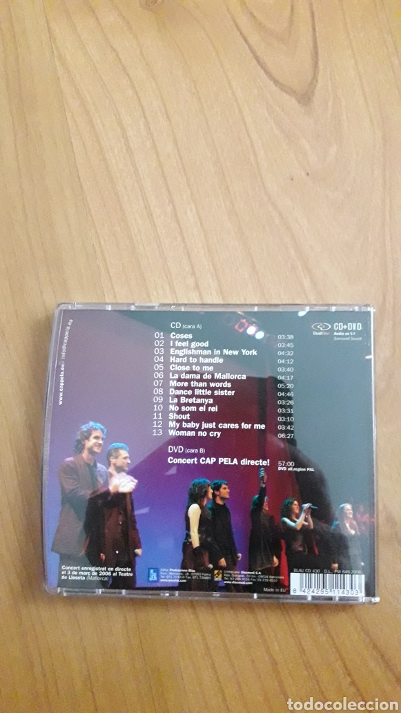 CDs de m&uacute;sica: DUAL DISC. CD + DVD CAP PELA DIRECTE! - Foto 2