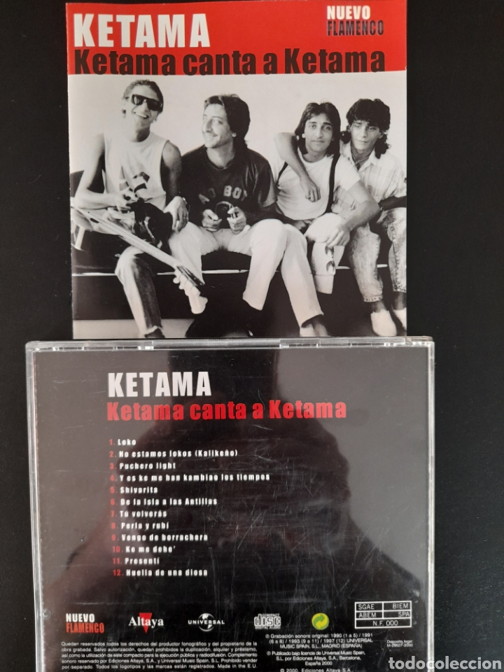 CDs de m&uacute;sica: KETAMA CANTA A KETAMA - Foto 1