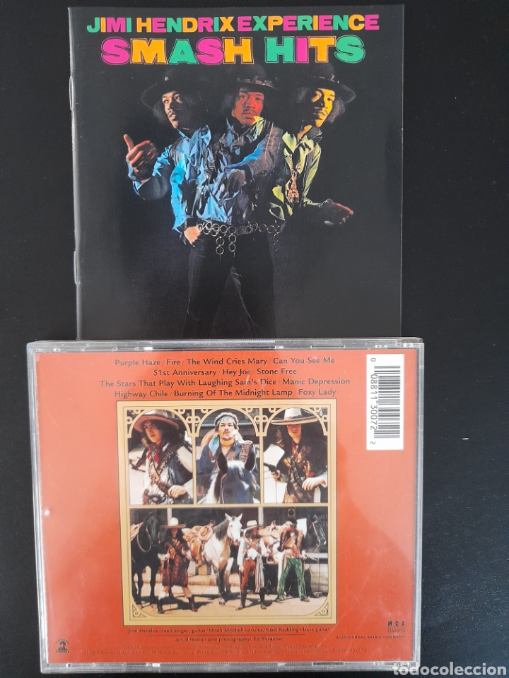 CDs de m&uacute;sica: JIMI HENDRIX EXPERIENCE. SMASH HITS - Foto 1