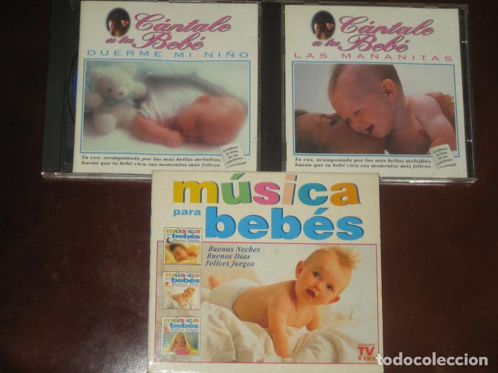 CDs de m&uacute;sica: MUSICA PARA BEBES - LOTE DE SEIS CDS