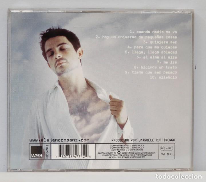 CDs de m&uacute;sica: CD. ALEJANDRO SANZ. EL ALMA AL AIRE - Foto 2