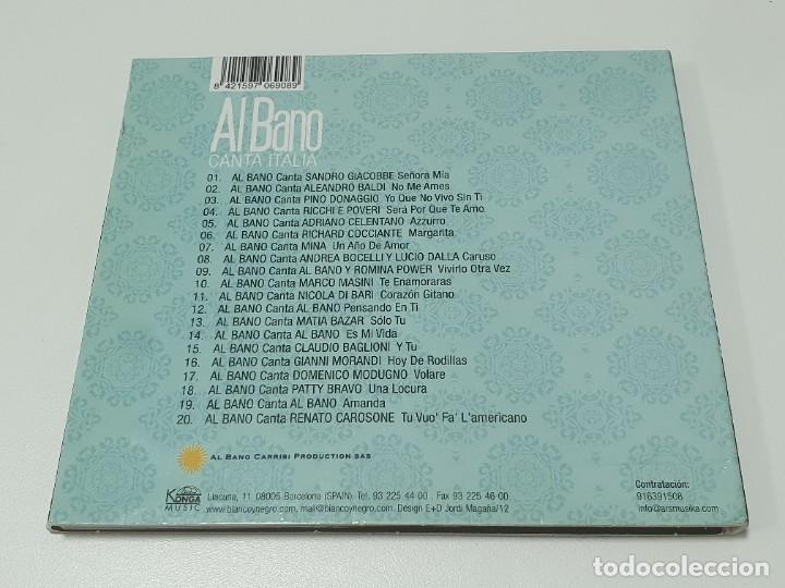 CDs de m&uacute;sica: CD AL BANO - 2012 - CANTA ITALIA - Foto 3