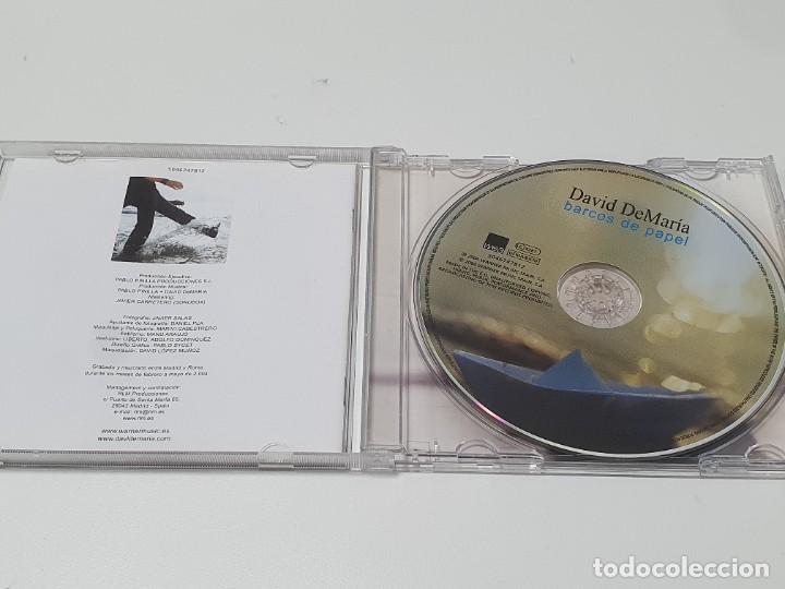 CDs de m&uacute;sica: CD DAVID DEMARIA - BARCOS DE PAPEL - Foto 2