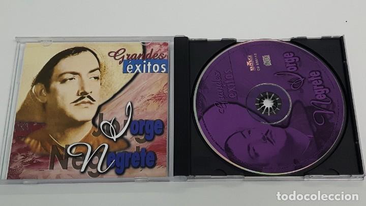 CDs de m&uacute;sica: CD JORGE NEGRETE - GRANDES &Eacute;XITOS - COMO NUEVO - Foto 2