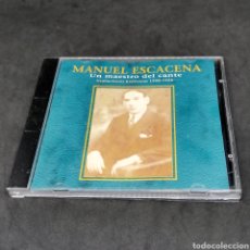 CDs de Música: MANUEL ESCACENA - UN MAESTRO DEL CANTE - GRABACIONES HISTÓRICAS 1908-1928 - CD 1998 DISCO VERIFICADO. Lote 269129978