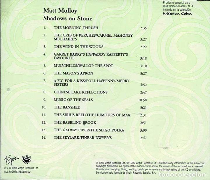 CDs de m&uacute;sica: Matt Molloy - Shadows on Stone. CD - Foto 2