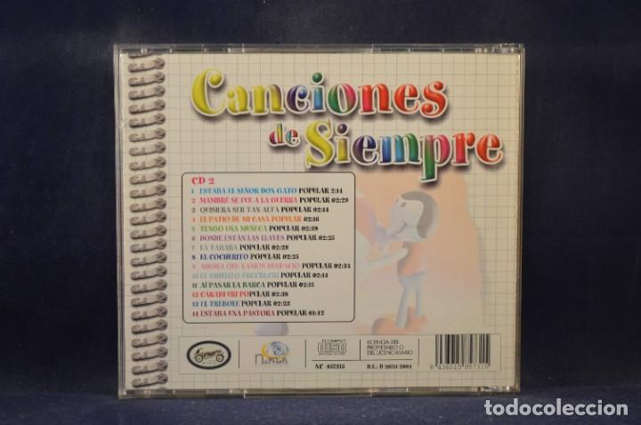 CDs de m&uacute;sica: VARIOS - CANCIONES DE SIEMPRE VOL -2 - CD - Foto 2