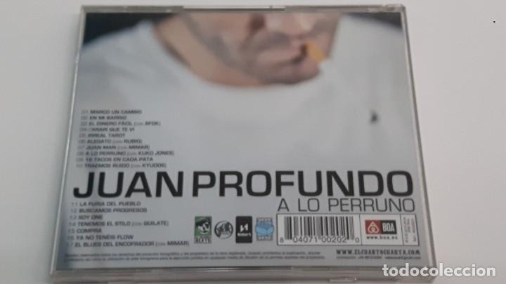 CDs de m&uacute;sica: CD JUAN PROFUNDO - A LO PERRUNO - COMO NUEVO - Foto 3