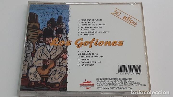 CDs de m&uacute;sica: CD LOS GOFIONES - 30 A&Ntilde;OS - Foto 3
