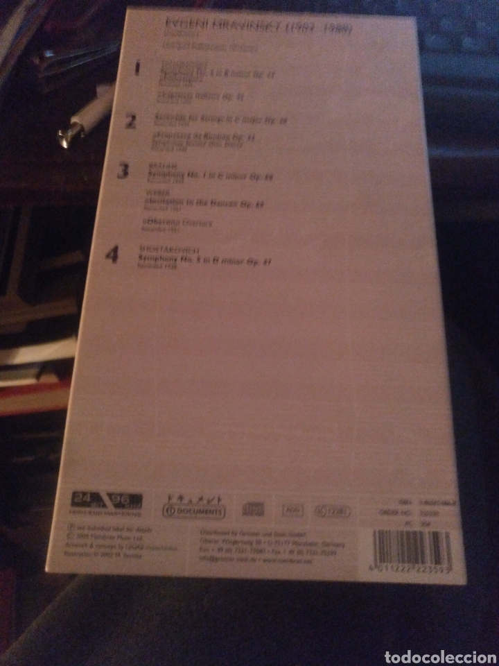 CDs de m&uacute;sica: Mravinsky dirigiendo, 4 discos - Foto 2