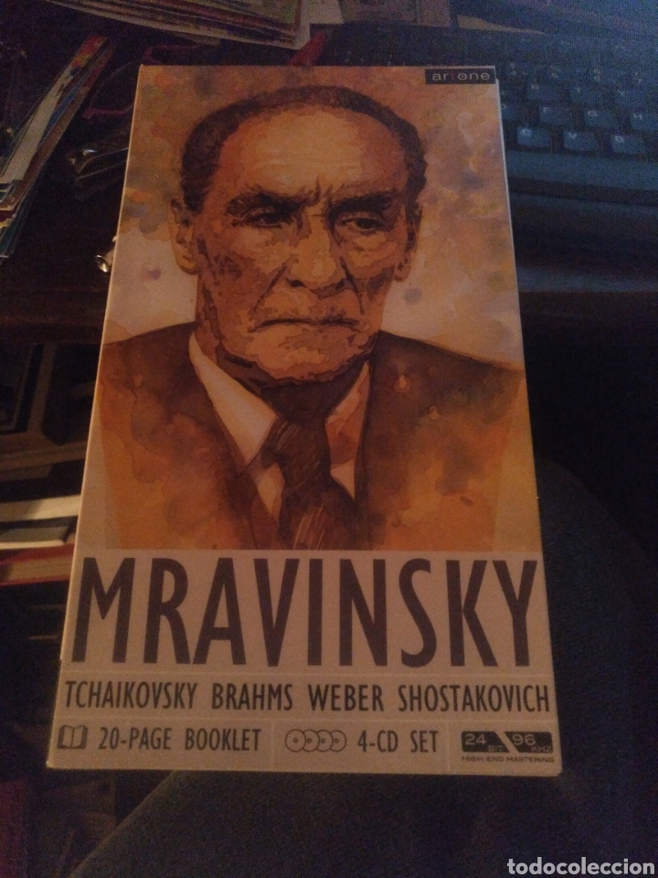 CDs de m&uacute;sica: Mravinsky dirigiendo, 4 discos - Foto 1
