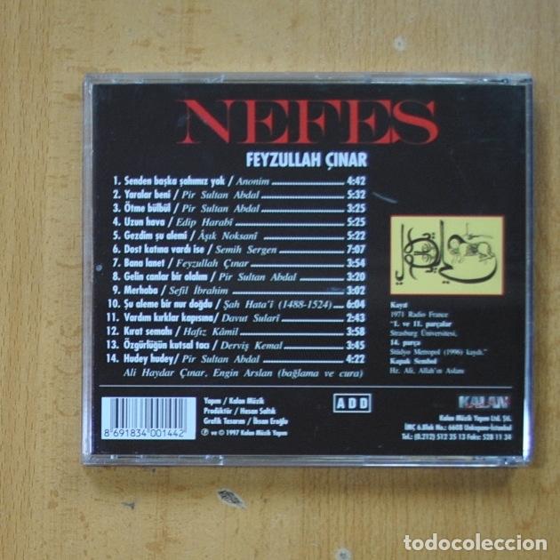 CDs de m&uacute;sica: FEYZULLAH CINAR - NEFES - CD - Foto 2