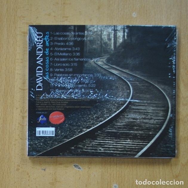 CDs de m&uacute;sica: DAVID ANDREU - LAS COSAS DE ANTES - CD - Foto 2