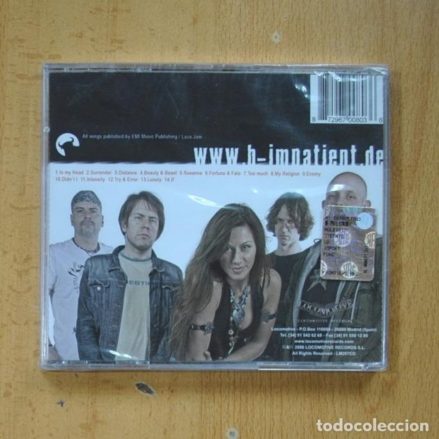 CDs de m&uacute;sica: B. IMPATIENT - INTENSITY - CD - Foto 2
