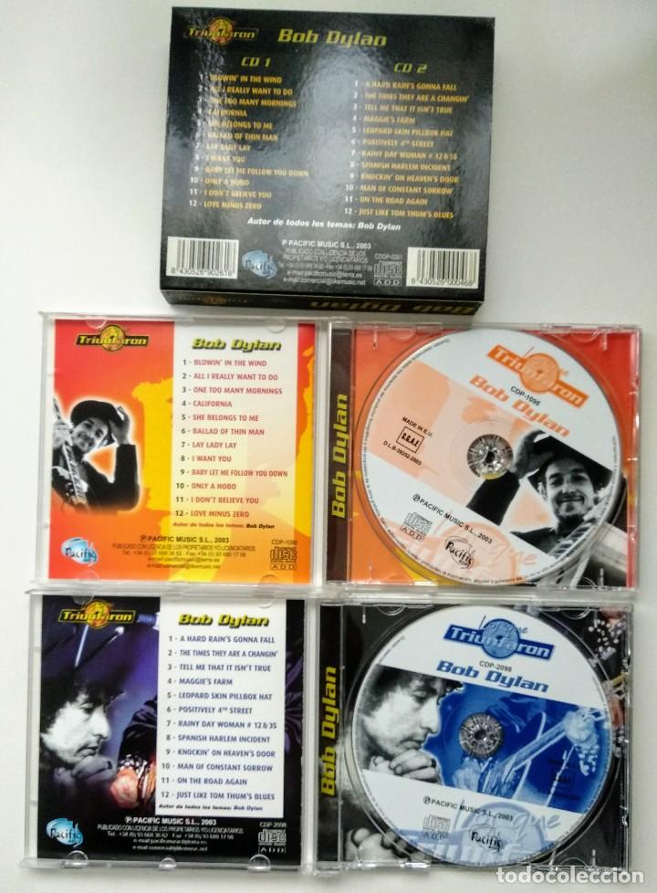 CDs de m&uacute;sica: BOX 2 CD - BOB DYLAN / LOS QUE TRIUNFARON - Foto 3
