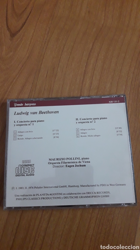 CDs de m&uacute;sica: BEETHOVEN. MAURIZIO POLLINI - Foto 2