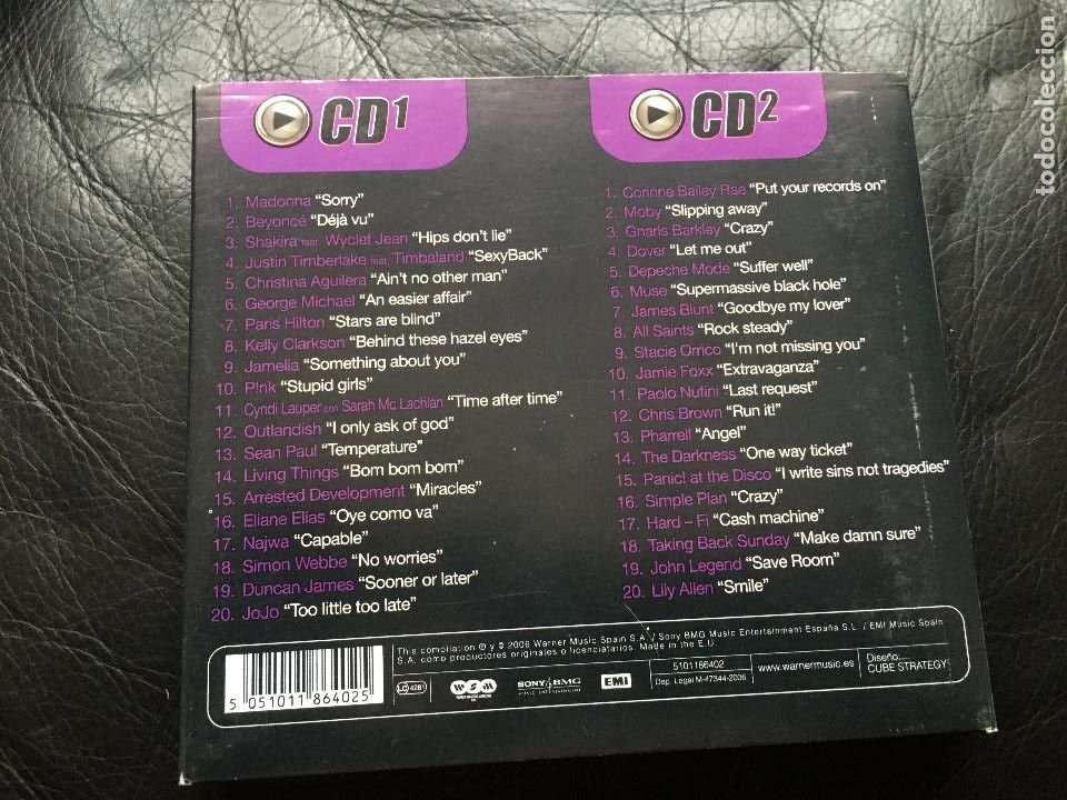 CDs de m&uacute;sica: CD PLAY - LOS EXITOS INTERNACIONALES DEL A&Ntilde;O - Foto 2