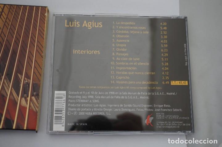 CDs de m&uacute;sica: CD - LUIS AGIUS - INTERIORES - Foto 4