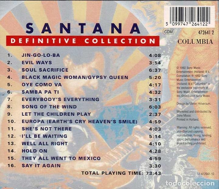 CDs de m&uacute;sica: Santana - Definitive Collection. CD - Foto 2