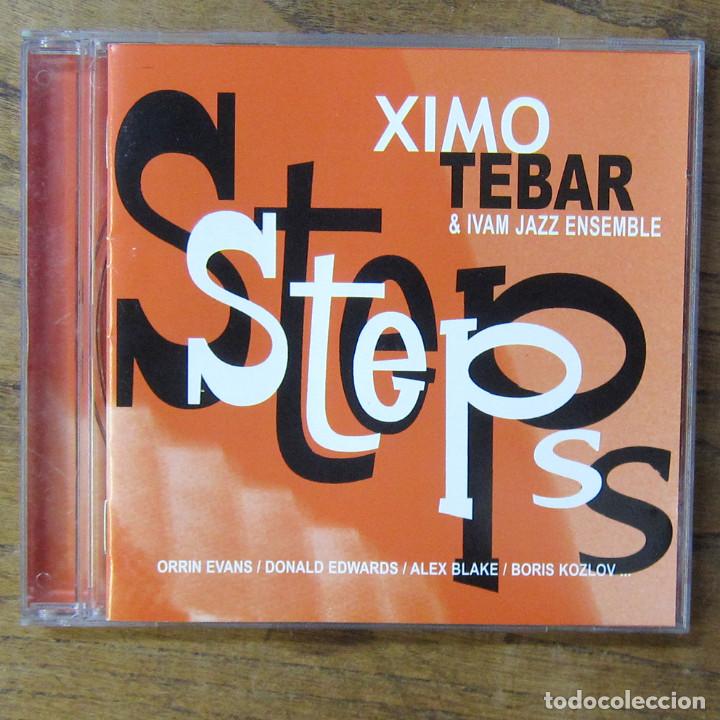 CDs de m&uacute;sica: XIMO TEBAR & IVAM JAZZ ENSEMBLE - STEPS - 2008 - JAZZ - Foto 1