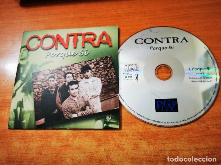 CD de M&uacute;sica: CONTRA Porque si CD SINGLE PROMO DEL A&Ntilde;O 2001 PORTADA DE CARTON CONTIENE 1 TEMA