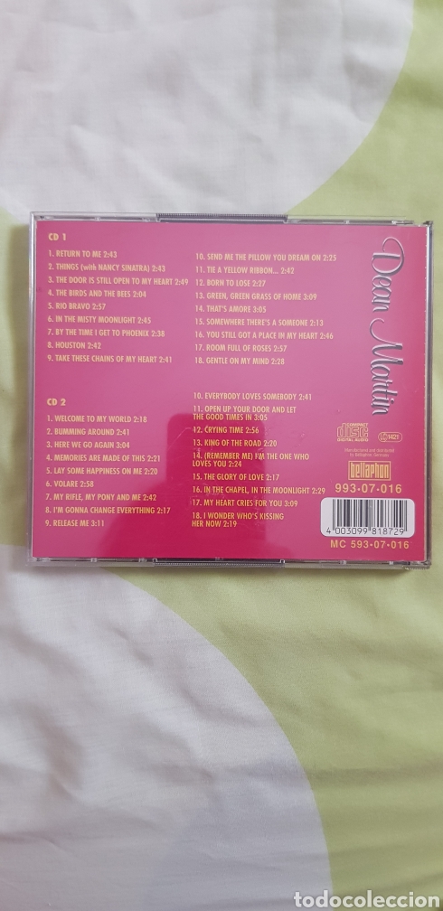CDs de m&uacute;sica: CD DOUBLE GOLD DEAN MARTIN - Foto 2