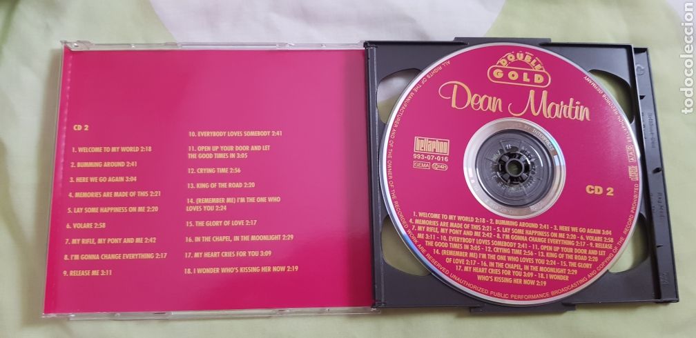 CDs de m&uacute;sica: CD DOUBLE GOLD DEAN MARTIN - Foto 4