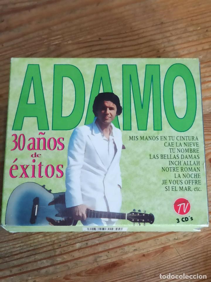 CDs de m&uacute;sica: ADAMO - 30 A&Ntilde;OS DE EXITOS - 3 CDs (EST3) - Foto 1