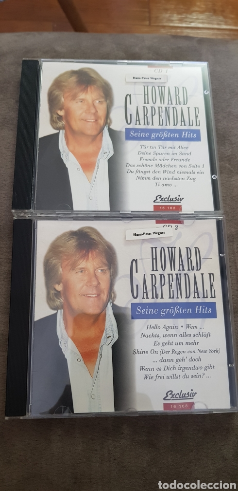 CD de M&uacute;sica: 2 CD HOWARD CARPENDALE (Seine gr&ouml;&szlig;ten Hits/ Sus grandes &Eacute;xitos)