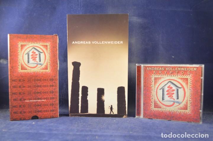 CDs de m&uacute;sica: ANDREAS VOLLENWEIDER - KRYPTOS (EDICI&Oacute;N LIMITADA NO. 360 DE 1000) - CD + VHS - Foto 3