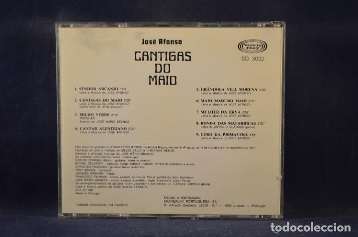 CDs de m&uacute;sica: JOS&Eacute; AFOSO - CANTIGAS DO MAIO - CD - Foto 2