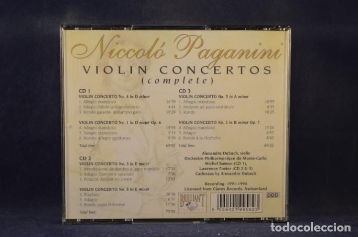 CDs de m&uacute;sica: PAGANINI - VIOLIN CONCERTOS (COMPLETE) - 3 CD - Foto 2