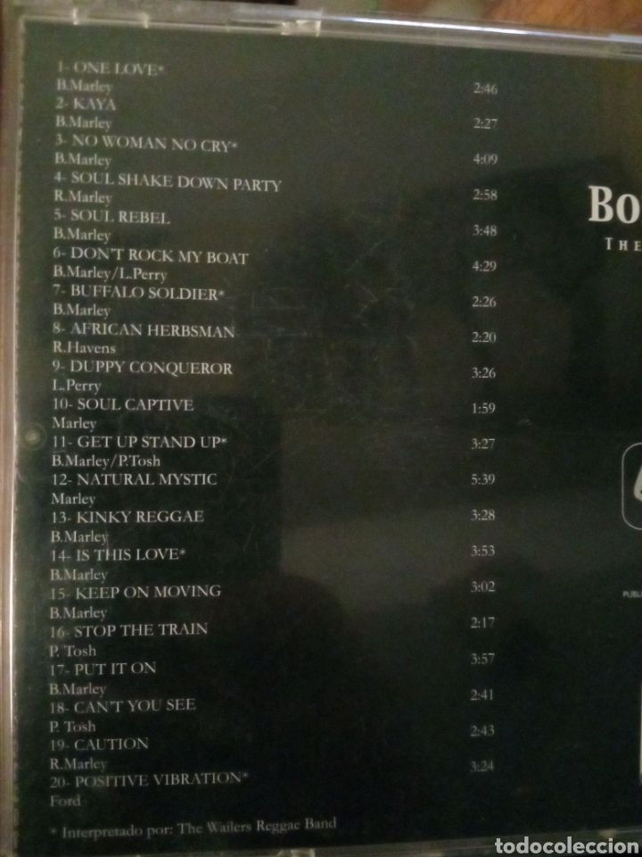 CDs de m&uacute;sica: Cd recopilatorio de Bob Marley - Foto 2