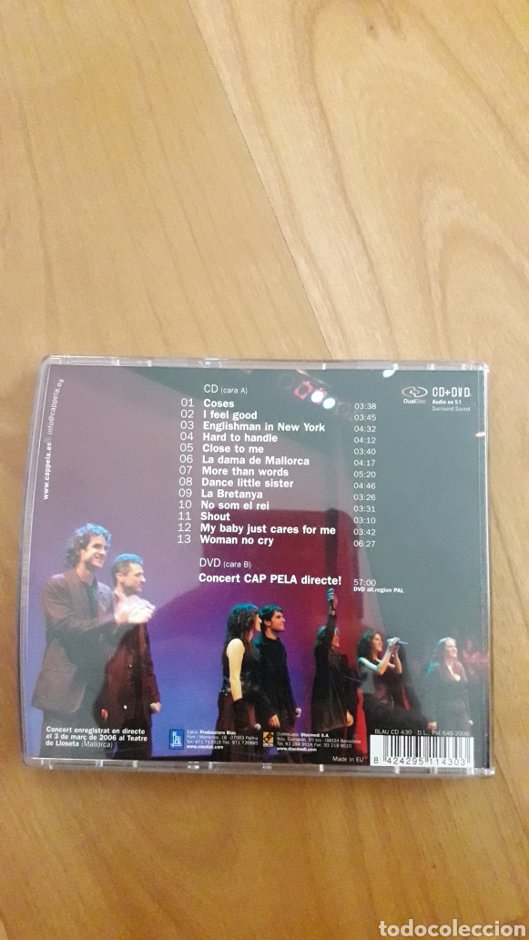 CDs de m&uacute;sica: DUAL DISC. CD + DVD CAP PELA DIRECTE! - Foto 2