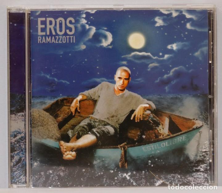 CDs de m&uacute;sica: CD. EROS RAMAZZOTTI. ESTILO LIBRE - Foto 1