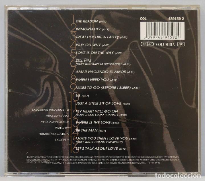 CDs de m&uacute;sica: CD. CELINE DION. LET&acute;S TALK ABOUT LOVE - Foto 2