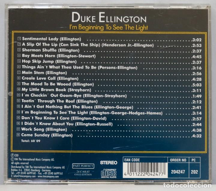 CDs de m&uacute;sica: CD. I&acute;M Beginning to See the Light. ELLINGTON - Foto 2