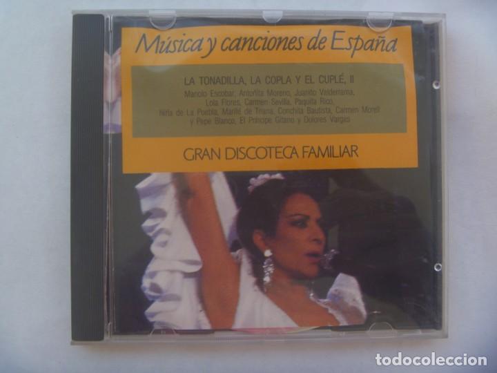 CD di Musica: CD DE M USICA Y CANCIONES DE ESPA&Ntilde;A : LA TONADILLA, LA COPLA Y EL CUPLE II, 1991