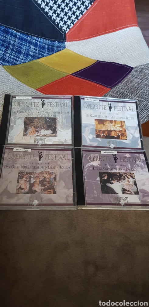 CDs de M&uacute;sica: 4 CD OPERETTE FESTIVAL
