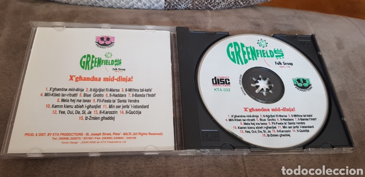 CDs de m&uacute;sica: CD THE GREENFIELDS (Xghandna mid-dinja!) - Foto 3